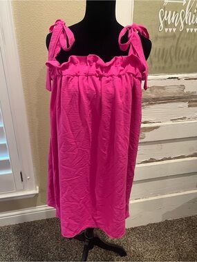 entro Hot Pink Sleeveless Top